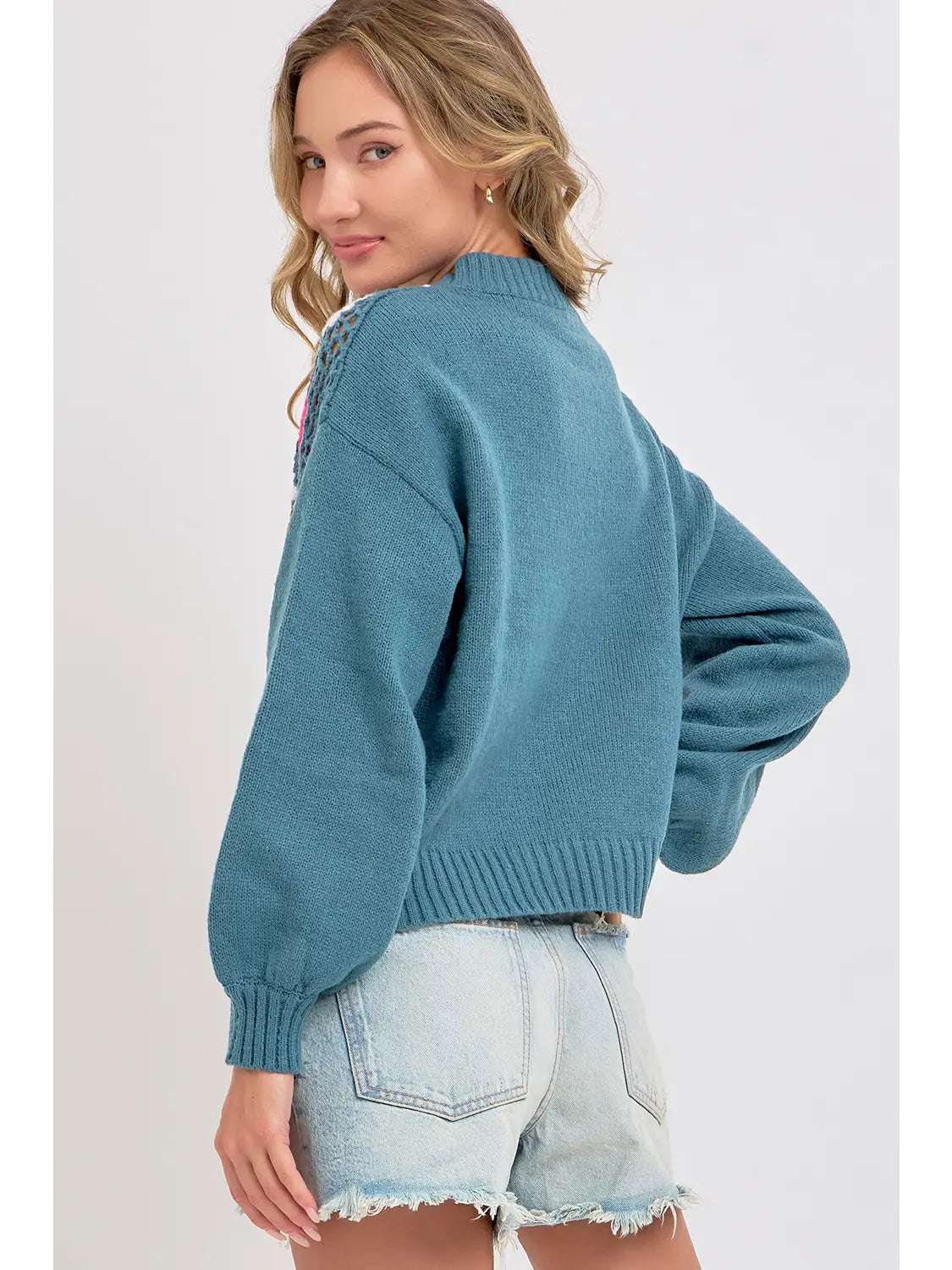 Nottingham Crochet Knit Sweater