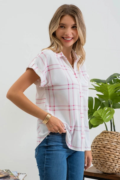 Avery Button Down Short Sleeve