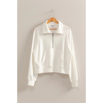 Carlene Scuba Half Zip Sweatshirt